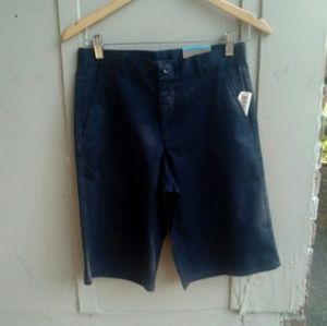 Navy Blue Short School Pants